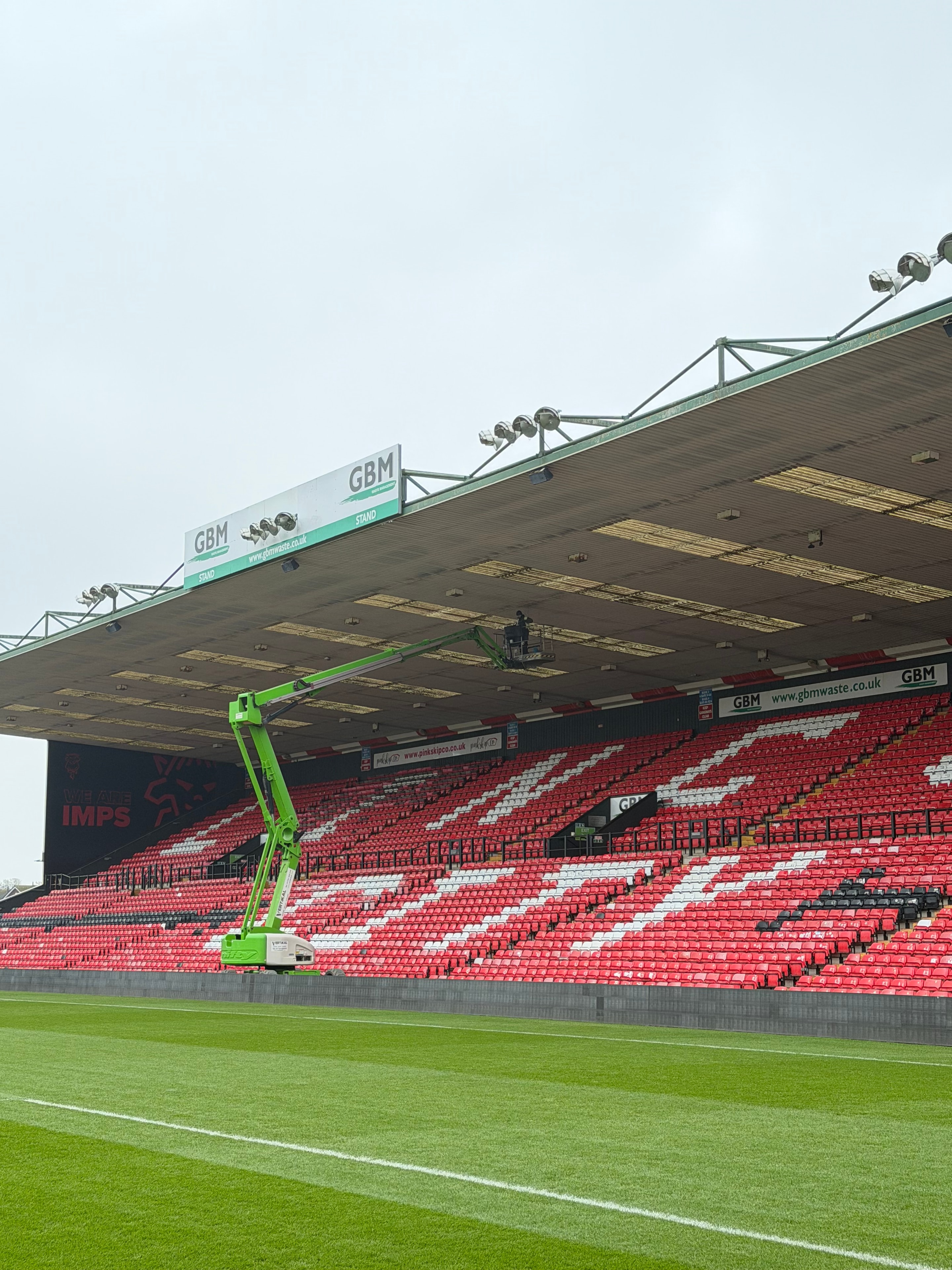Stadium electrical work